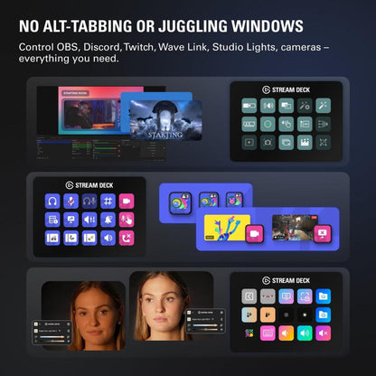 Elgato Stream Deck (15-Key) | Customizable Control Pad | LCD Keys | Workflow Automation for Streaming & Productivity