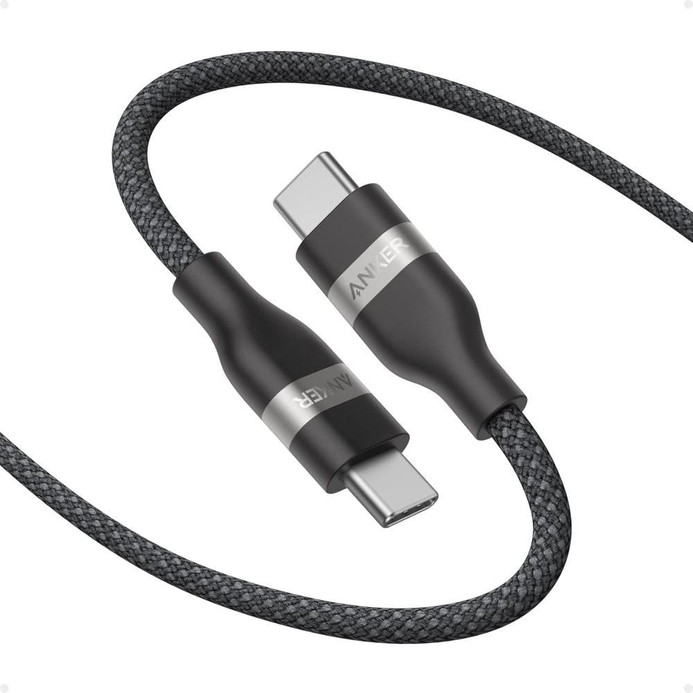 Anker A82E2 USB-C to USB-C Cable | 240W Fast Charging | Upcycled-Braided | USB-IF Certified