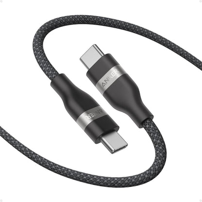Anker A82E2 USB-C to USB-C Cable | 240W Fast Charging | Upcycled-Braided | USB-IF Certified