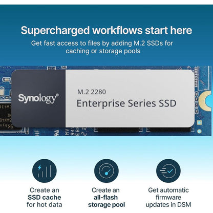 Synology DiskStation DS425+ | 4-Bay NAS Storage Solution | Intel Celeron Quad-Core | 2.5GbE | M.2 NVMe Cache Support