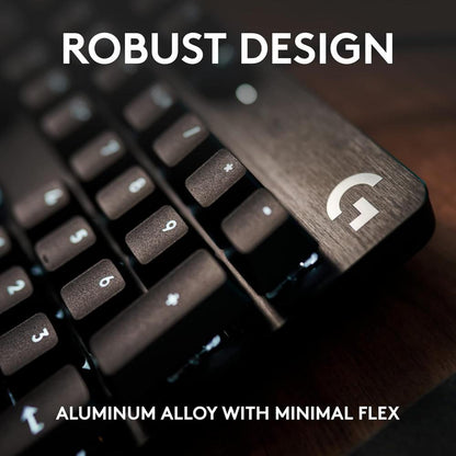 Logitech G413 TKL SE Mechanical Gaming Keyboard | Tactile Mechanical Switches | PBT Keycaps | Tenkeyless Layout | White LED Backlighting | Aluminum Top Case | USB