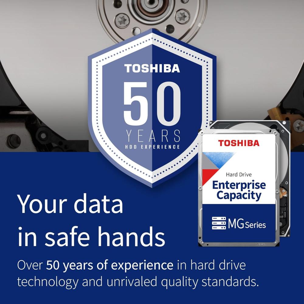 Toshiba MG Series | Enterprise Drive 8TB – 24TB | 7200RPM