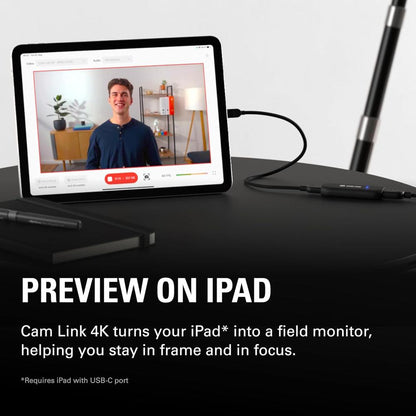 Elgato Cam Link 4K | HDMI to USB Capture Device | DSLR as Webcam | 4K Streaming & Recording