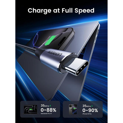 UGREEN 80150 240W USB-C to USB-C Cable | USB 3.2 Gen 2 | 10Gbps | 4K@60Hz | PD 3.1 Fast Charging | 1M | E-Marker Chip