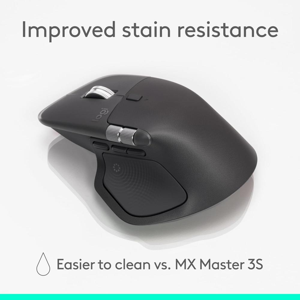 Logitech MX Master 4 Wireless Mouse | 8K DPI | Haptic Feedback | Actions Ring | MagSpeed Scroll Wheel | Bluetooth 5.1 | 70-Day Battery | 8 Buttons