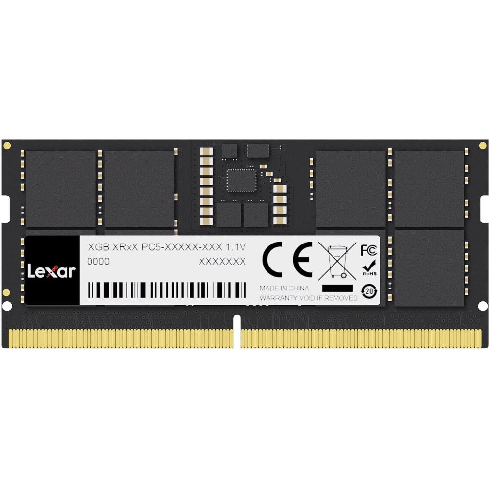 Lexar DDR5 SODIMM Laptop Memory | 5600MT/s | 16GB / 32GB | 262-Pin