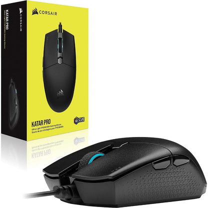 CORSAIR KATAR PRO Ultra-Light Gaming Mouse (AP) | 12,400 DPI Precision Mouse