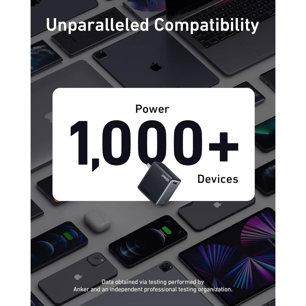 Anker 747 Charger (GaNPrime 150W) A2340 | 4-Port USB-C & USB-A Fast Charging GaN Wall Charger