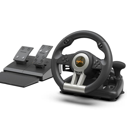 PXN V3 Pro Racing Wheel | 180° Steering Wheel with Pedals | PC, PS4, PS3, Xbox & Switch