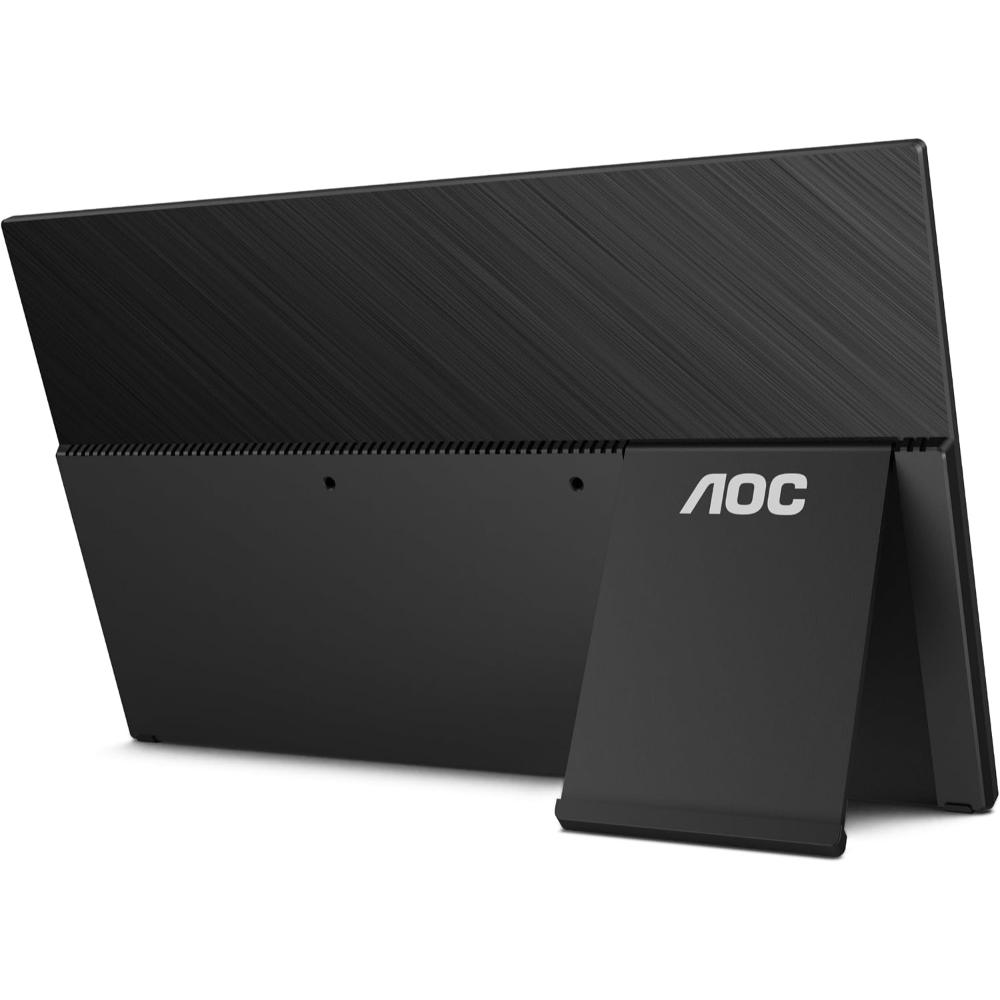 AOC 16T3FE 15.6-Inch FHD IPS Portable Monitor | 60Hz | 0.3ms Response Time | Built-in Speakers | USB Hub | HDMI | Mini HDMI