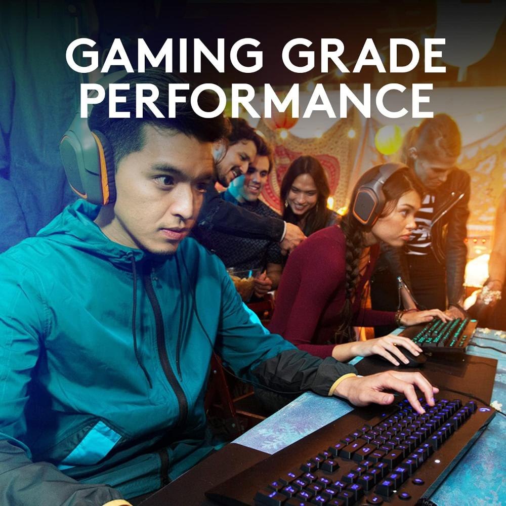 Logitech G213 Prodigy RGB Gaming Keyboard | Mech-Dome Keys | LIGHTSYNC 5-Zone RGB | Spill-Resistant | Dedicated Media Controls | Integrated Palm Rest | USB 2.0