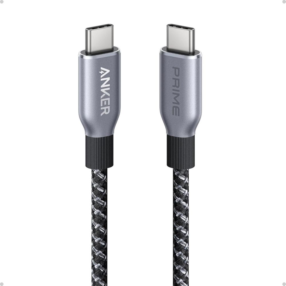 Anker Prime USB-C to USB-C Cable A88E2 | 240W Fast Charging | Upcycled-Braided | USB-IF Certified
