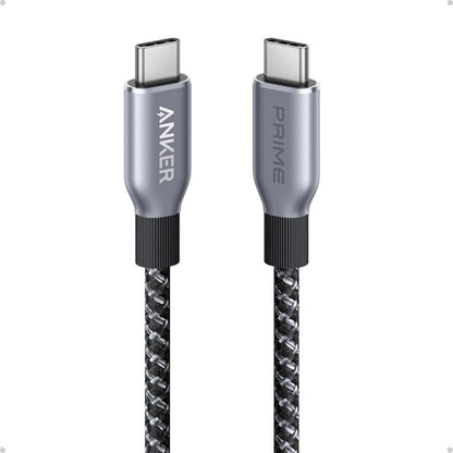 Anker Prime USB-C to USB-C Cable A88E2 | 240W Fast Charging | Upcycled-Braided | USB-IF Certified