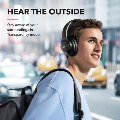 Soundcore Q20i Hybrid Active Noise Cancelling Headphones A3004 | Wireless Bluetooth Over-Ear