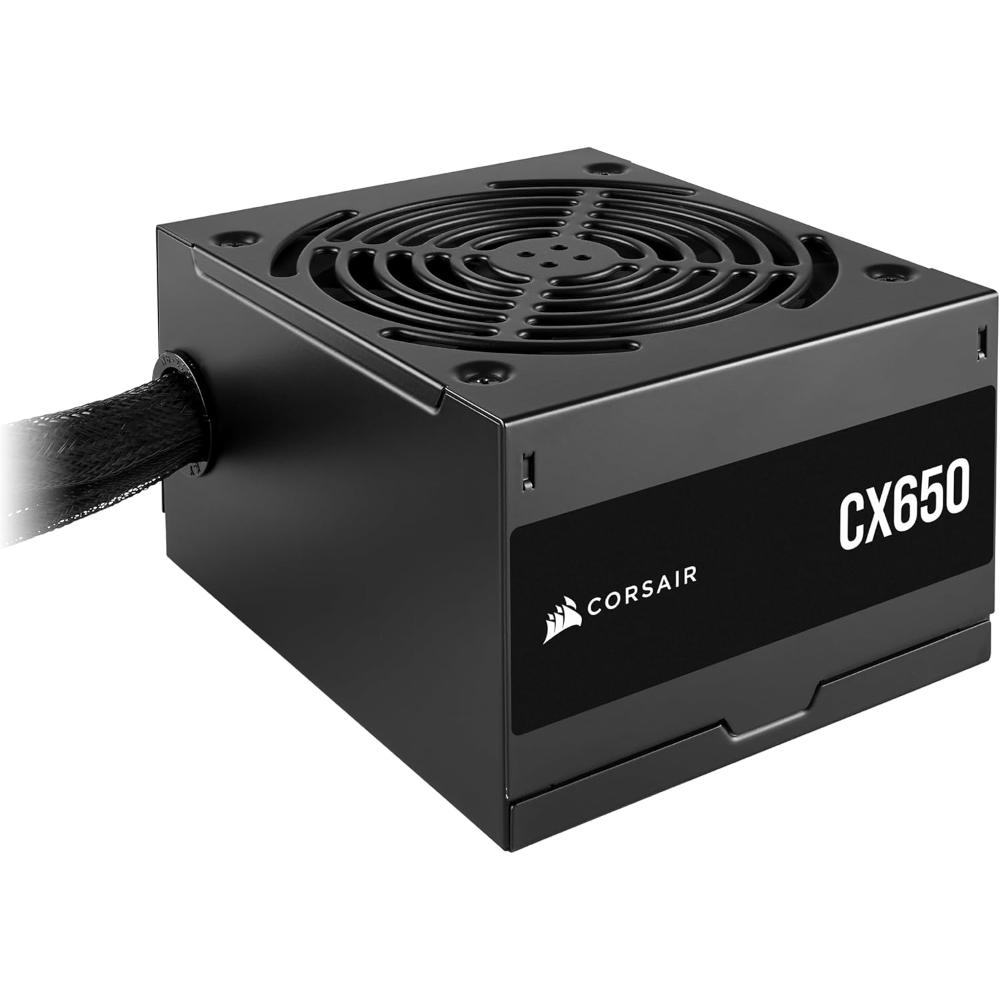 CORSAIR CX650 | 650W 80 PLUS Bronze ATX Power Supply (Non-Modular, Low-Noise, Compact Design)