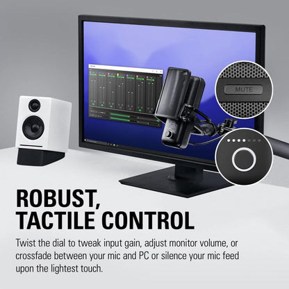 Elgato Wave:3 USB Condenser Microphone | 24-bit/96kHz | Clipguard Anti-Distortion | Streaming & Podcast Mic