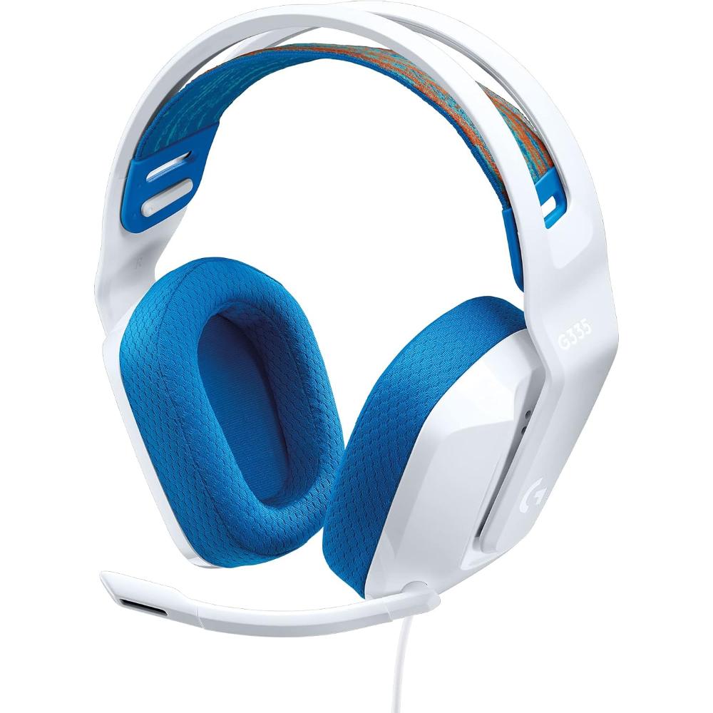 Logitech G335 Wired Gaming Headset | 3.5mm | 40mm Drivers | Lightweight 240g | Suspension Headband | Cardioid Microphone | PC, Xbox, PlayStation, Nintendo Switch & Mobile