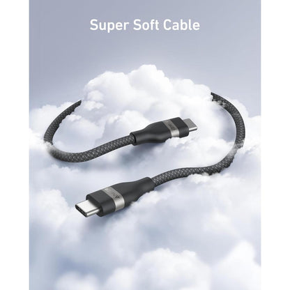 Anker A82E2 USB-C to USB-C Cable | 240W Fast Charging | Upcycled-Braided | USB-IF Certified