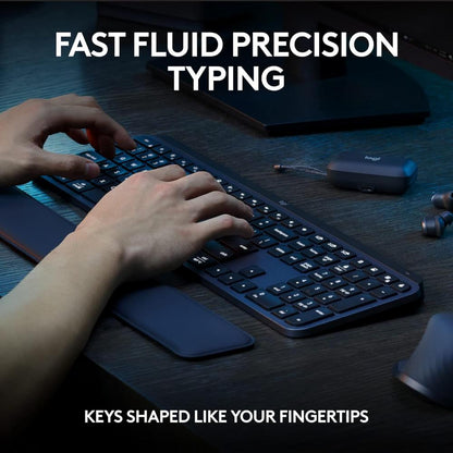 Logitech MX Keys S Combo | MX Master 3S Mouse + MX Keys S Keyboard + Palm Rest