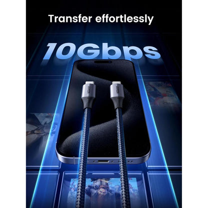 UGREEN 80150 240W USB-C to USB-C Cable | USB 3.2 Gen 2 | 10Gbps | 4K@60Hz | PD 3.1 Fast Charging | 1M | E-Marker Chip