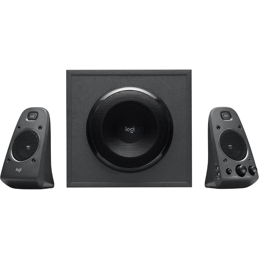 Logitech Z623 2.1 Channel Speaker System with Subwoofer | THX-Certified | 400W Peak / 200W RMS | 130W Subwoofer | Dual 3.5mm + RCA Inputs | Headphone Jack