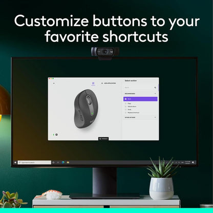 Logitech Signature M650 Wireless Mouse | SmartWheel Scrolling | SilentTouch | Bluetooth & Logi Bolt | Up to 24-Month Battery Life
