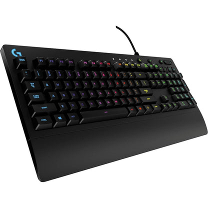 Logitech G213 Prodigy RGB Gaming Keyboard | Mech-Dome Keys | LIGHTSYNC 5-Zone RGB | Spill-Resistant | Dedicated Media Controls | Integrated Palm Rest | USB 2.0