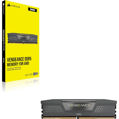 CORSAIR VENGEANCE 32GB (1x32GB) DDR5 6000MT/s CL38 Desktop Memory | High-Performance RAM | Grey