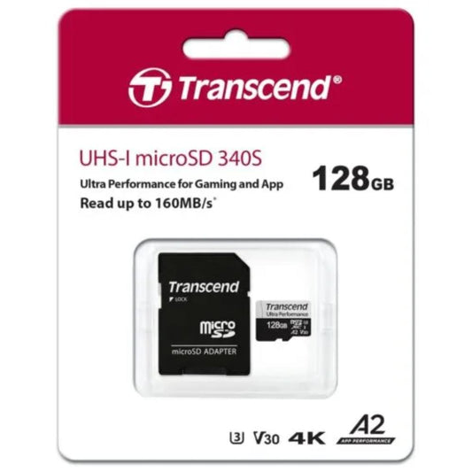 Transcend microSDXC 340S Ultra Performance Memory Card | A2 | UHS-I U3 | V30