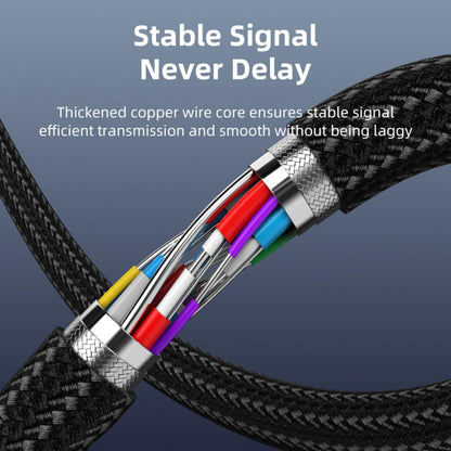 CABLETIME CC12N USB-C to HDMI Cable | 4K@30Hz, 10.2Gbps, Nylon Braided | 3M