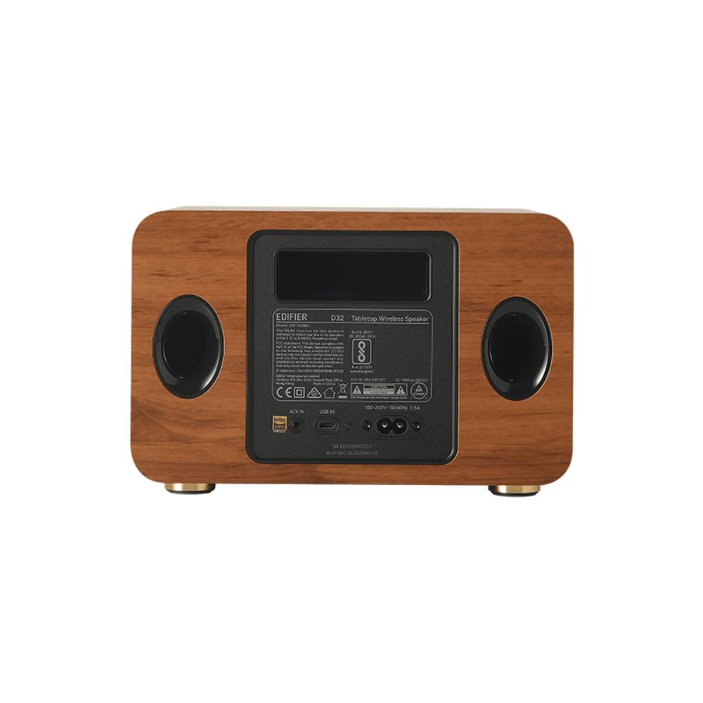 Edifier D32 Tabletop Wireless Speaker | 60W Hi-Res Audio Wireless Speaker | AirPlay 2 | Bluetooth 5.3