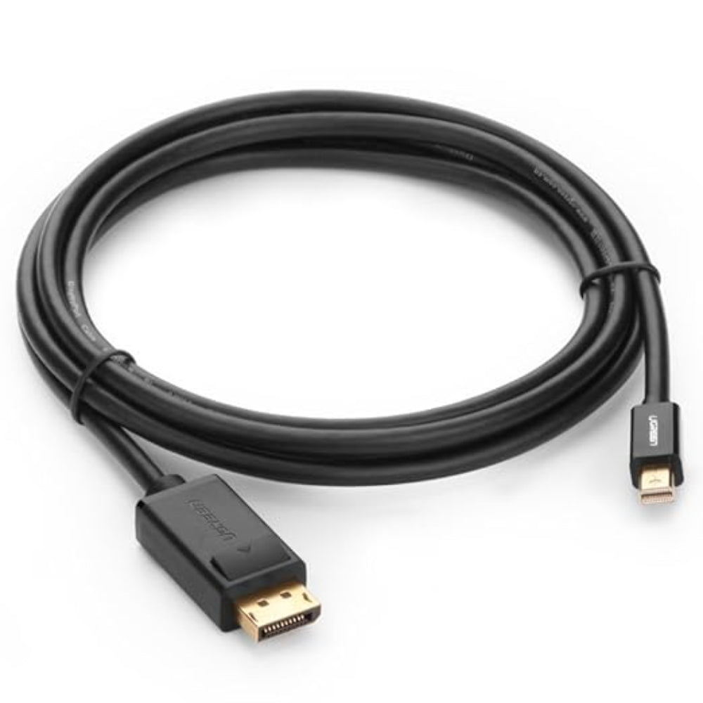 UGREEN Mini DisplayPort to DisplayPort Cable | 1.5M, 4K@60Hz, DP 1.2, Black