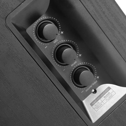 Edifier R1580MB Active 2.0 Bookshelf Speakers | 42W RMS | Bluetooth | Dual Mic Input | MDF Wooden Cabinet