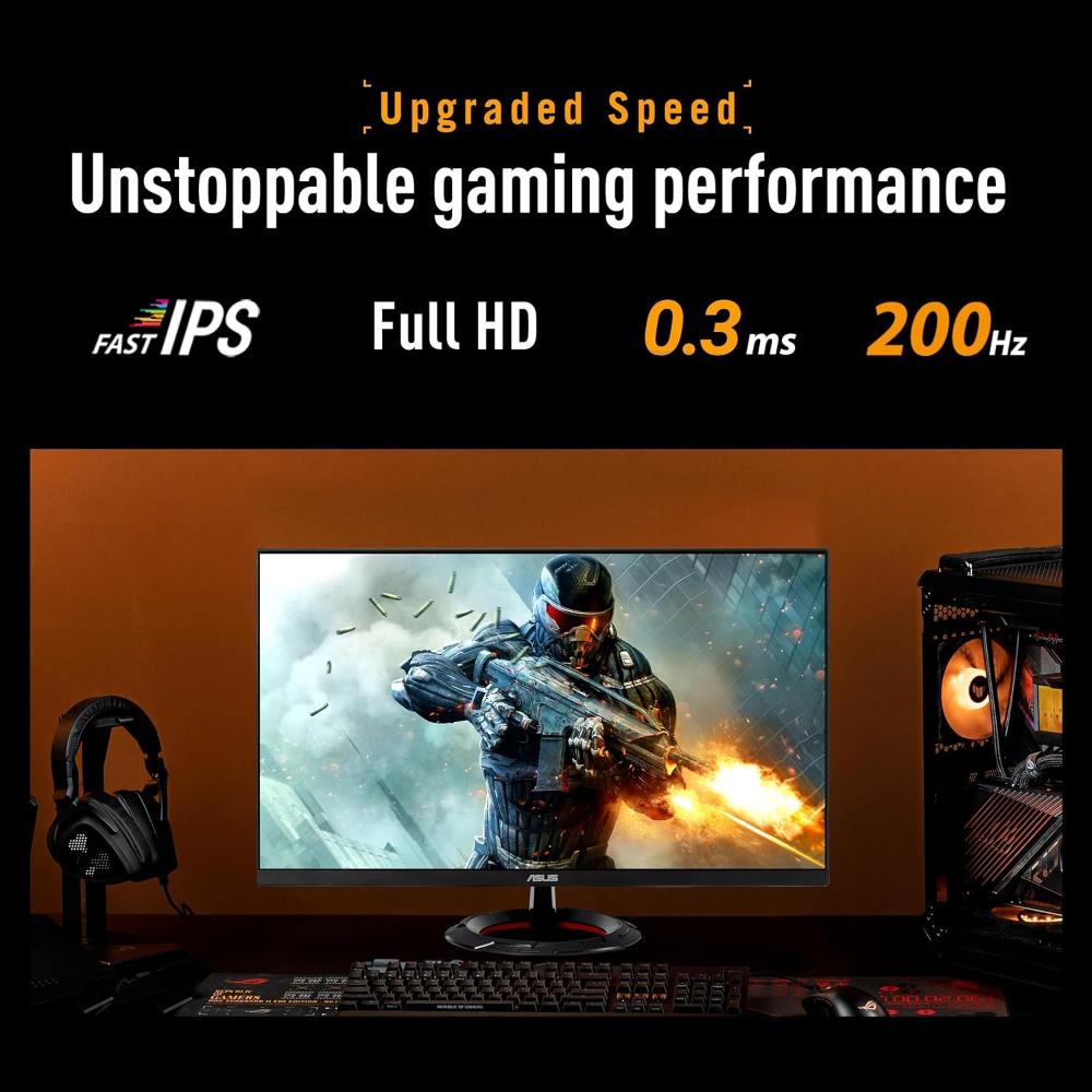ASUS TUF Gaming VG279Q5R | 27" FHD 200Hz Fast IPS Gaming Monitor (0.3ms, ELMB, FreeSync Premium)