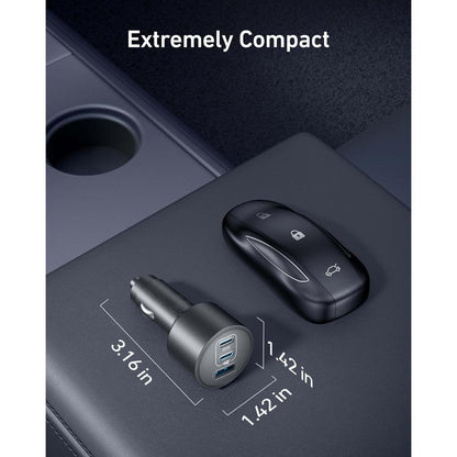 Anker Nano Car Charger A2737 | 167.5W 3-Port Fast Car Charger