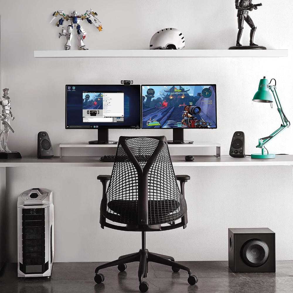 Logitech Z623 2.1 Channel Speaker System with Subwoofer | THX-Certified | 400W Peak / 200W RMS | 130W Subwoofer | Dual 3.5mm + RCA Inputs | Headphone Jack