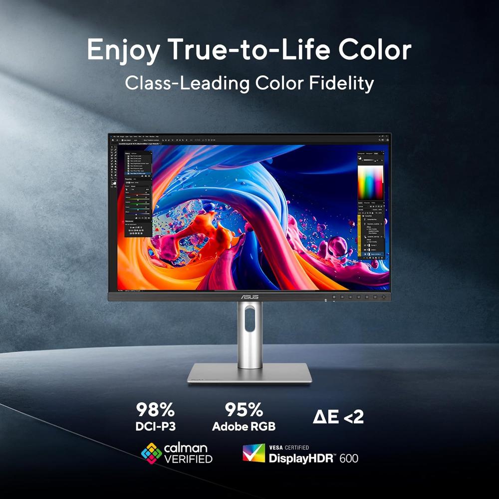 ASUS ProArt Display 6K PA32QCV Professional Monitor | 31.5" 6K IPS | 6016 × 3384 | 98% DCI-P3 | ΔE < 2 | Thunderbolt 4 96W | DisplayHDR 600