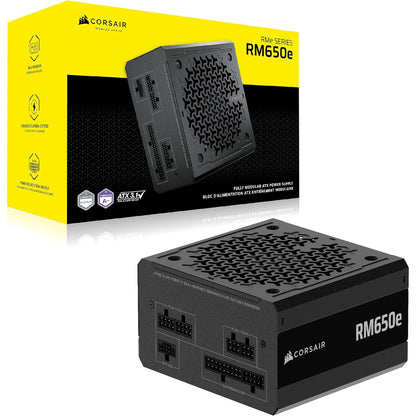 Corsair RM650e 80 PLUS Gold PSU | Fully Modular 650W Low-Noise ATX 3.1 Power Supply