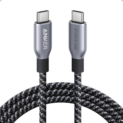 Anker Prime USB-C to USB-C Cable A88E2 | 240W Fast Charging | Upcycled-Braided | USB-IF Certified