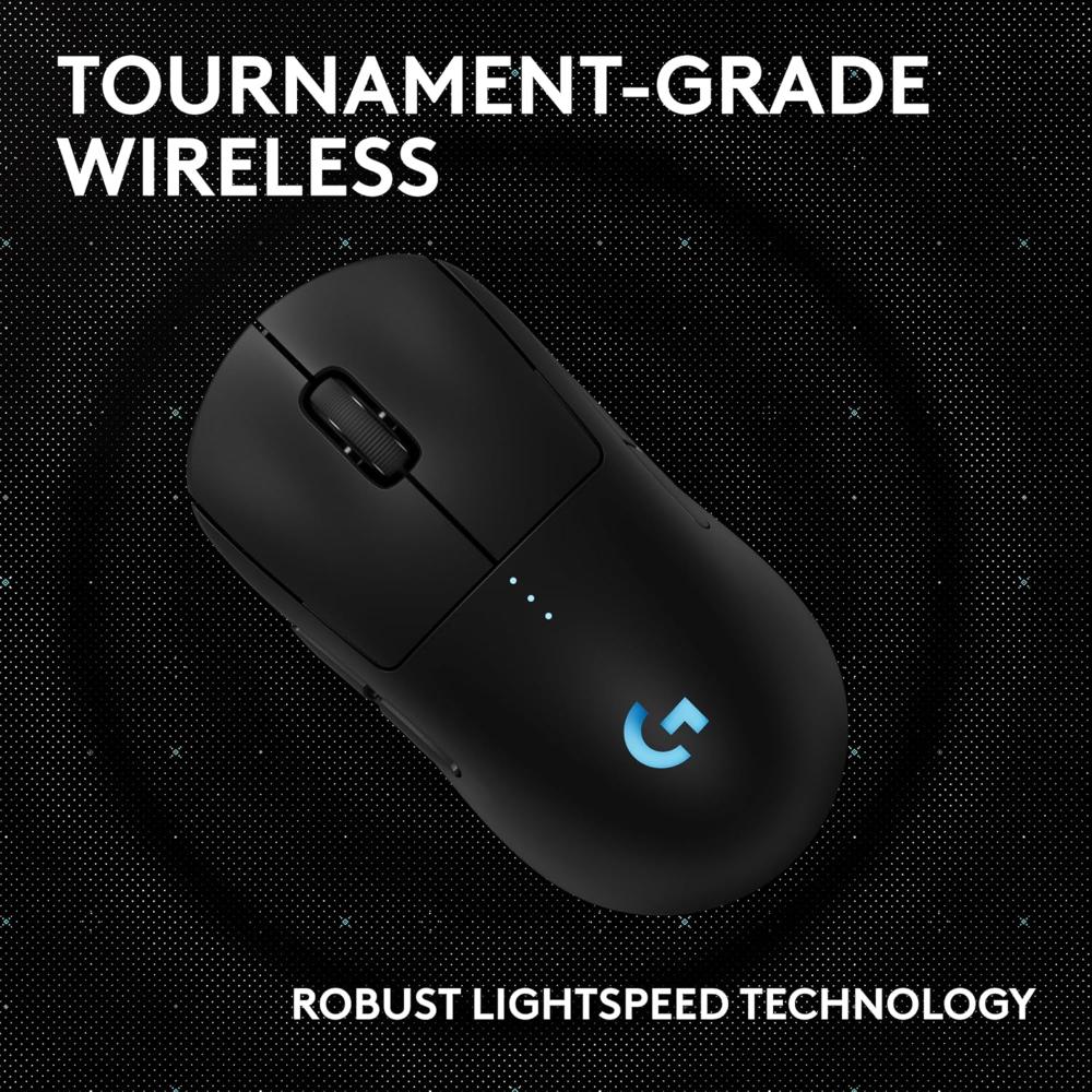 Logitech PRO 2 LIGHTSPEED Wireless Gaming Mouse | HERO 2 Sensor | LIGHTFORCE Switches | 44K DPI