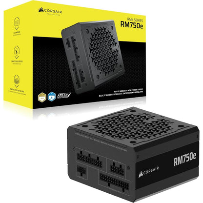 CORSAIR RM750e | 750W Fully Modular ATX 3.1 Power Supply (80 PLUS Gold, PCIe 5.1, Low-Noise)