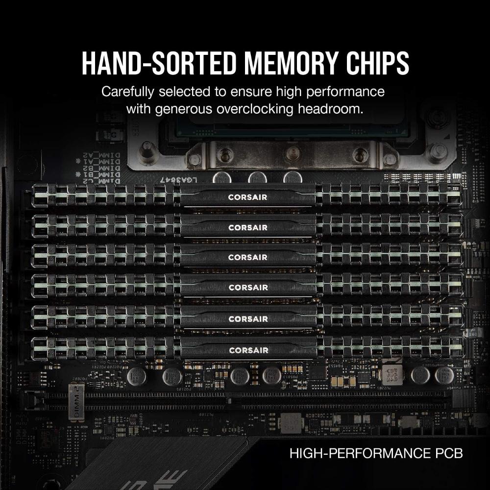 CORSAIR VENGEANCE LPX 8GB DDR4 2400MHz CL16 Desktop Memory | Reliable Performance RAM | Black