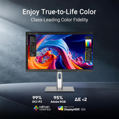 ASUS ProArt Display PA27JCV | 27" 5K Professional Monitor (IPS, 99% DCI-P3, ΔE < 2, USB-C 96W, HDR500)