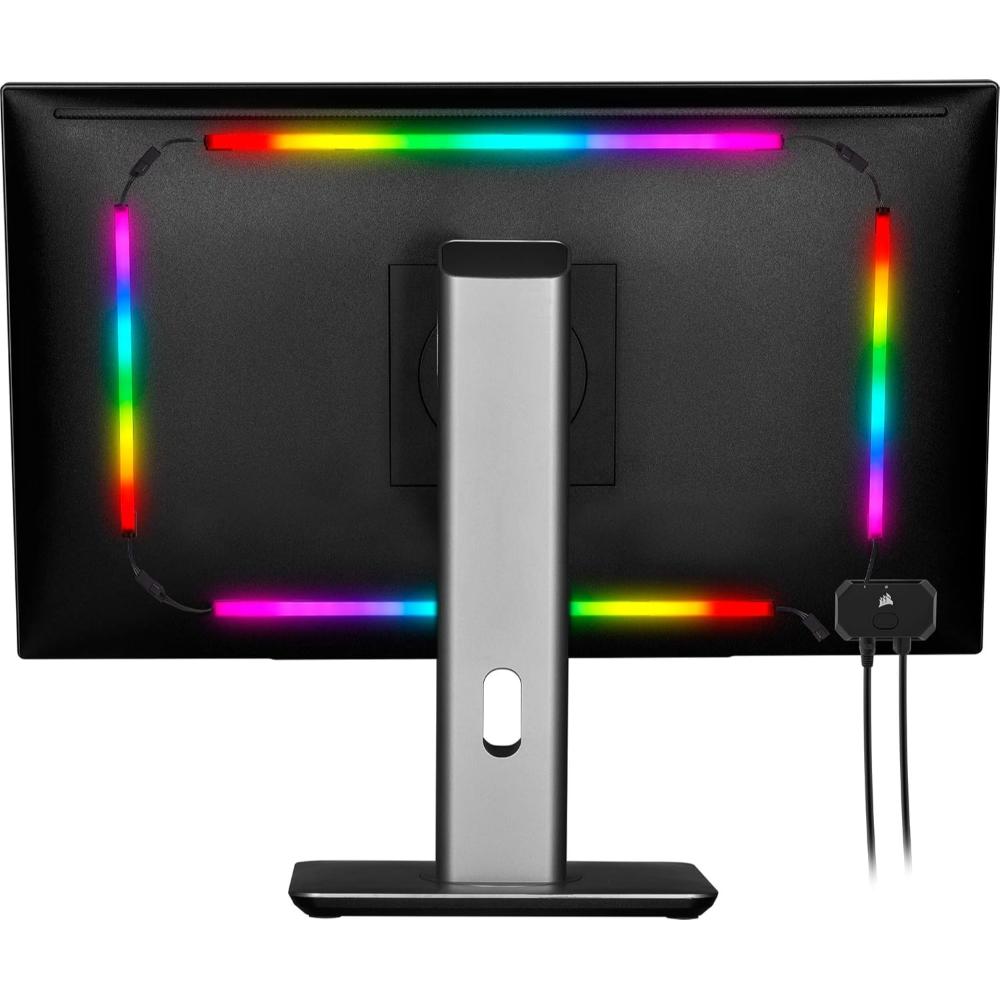 CORSAIR iCUE LS100 Smart Lighting Strip Expansion Kit 250mm | RGB Ambient Lighting Extension