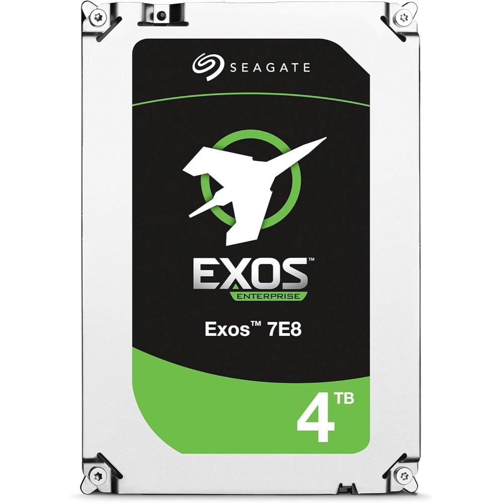 Seagate Exos 7E8 Enterprise Hard Drive | 4TB – 8TB, 7200RPM, CMR, SAS/SATA, 24×7 Reliability