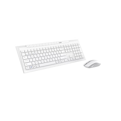 RAPOO 8210M Multi-Mode Wireless Keyboard & Mouse Combo | Bluetooth 5.0 | 2.4GHz | 1600 DPI | Multi-Device
