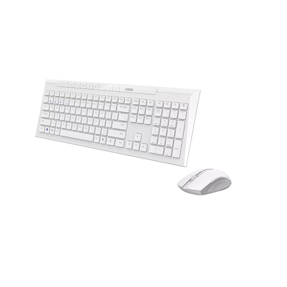 RAPOO 8210M Multi-Mode Wireless Keyboard & Mouse Combo | Bluetooth 5.0 | 2.4GHz | 1600 DPI | Multi-Device