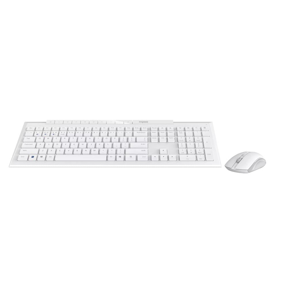 RAPOO 8210M Multi-Mode Wireless Keyboard & Mouse Combo | Bluetooth 5.0 | 2.4GHz | 1600 DPI | Multi-Device