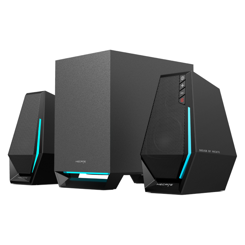 Edifier G1500 MAX Desktop Gaming Speakers | 2.1 System, RGB Lighting, Bluetooth 5.3