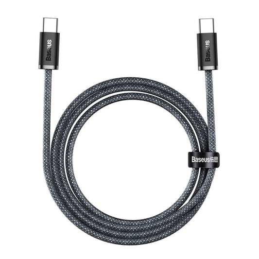Baseus Dynamic Series | USB-C to USB-C Cable | 100W PD Fast Charging | 480Mbps Data | Braided | E-Marker Chip | 1 Meter / 2 Meter | Black | For Laptops, Tablets, USB-C Phones, Power Banks